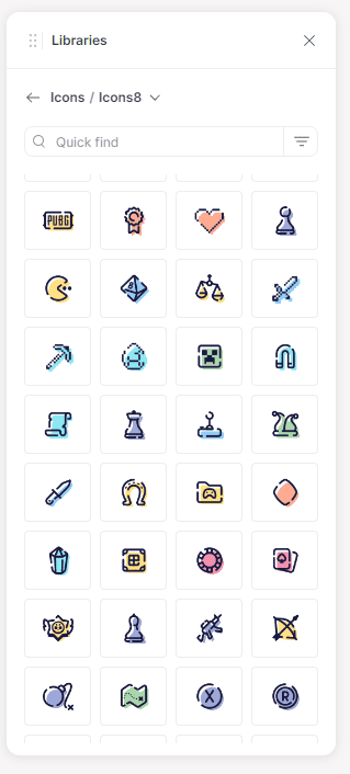 Glorify App biblioteka ikon