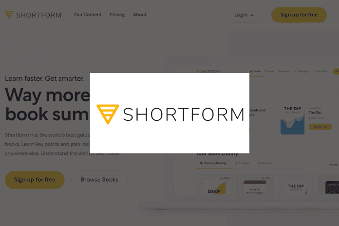 recenzja shortform - najlepszej aplikacji do streszczen ksiazek biznesowych