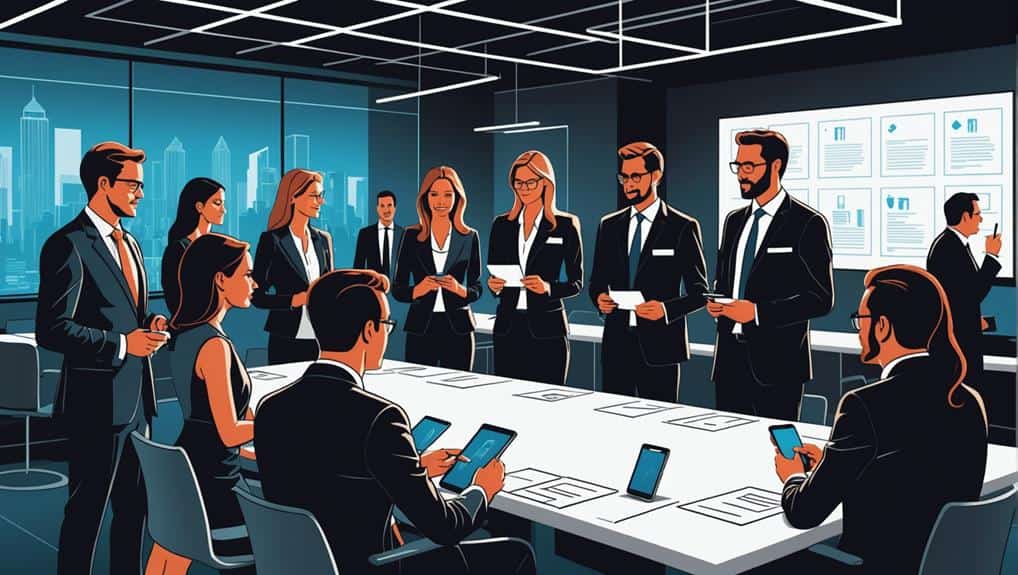 zaangażowanie w profesjonalne networking