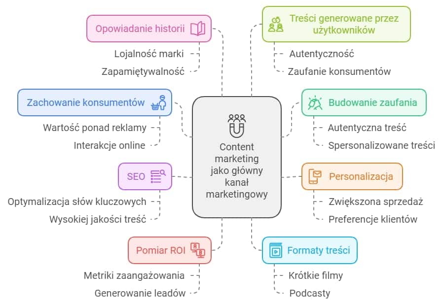 Content marketing jako glowny kanal marketingowy